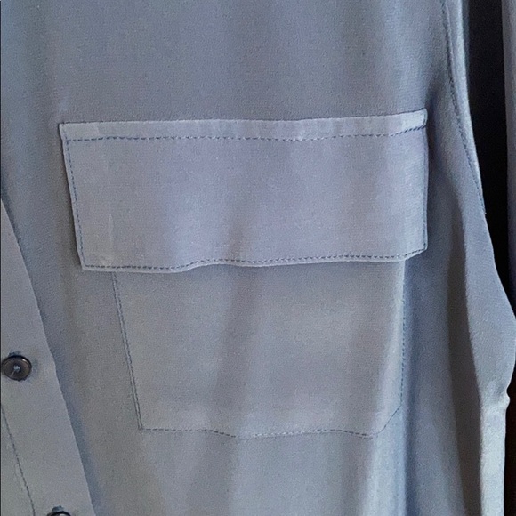 Zoe & Sam Silk blue blouse - Picture 6 of 6